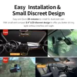 DDPAI Z50 4K Dual Dash Cam with GPS & ADAS - Fits Toyota, Honda, Ford 8 81490 990d47
