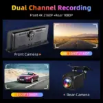 11.3" 4K Dash Cam with Carplay & Android Auto for Honda 6 81528 3545ca
