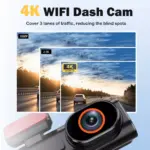 Aprilboy 4K WIFI Dash Cam Mini for Ford, Toyota, Honda 6 81548 e50fa1