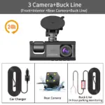 3 Channel Car DVR HD 1080P 3-Lens Inside Vehicle Dash Cam for Ford, BMW, Toyota 7 81593 1e78d8