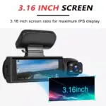 2-Lens 1080P Car DVR with Wide-Angle, Night Vision & Suction Cup Mount for Kia, BMW, Ford 7 81708 84aff7