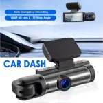 2-Lens 1080P Car DVR with Wide-Angle, Night Vision & Suction Cup Mount for Kia, BMW, Ford 4 81708 a2271f