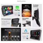 Universal 7-Inch Car Radio Video Player for BMW, Volkswagen, KIA 8 81752 216adc
