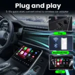 2-in-1 Wireless CarPlay & Android Auto Adapter for Audi A3, A4, Q5 & More 5 81822 a24b10