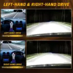 Dualvision H4 LED Headlight Bulbs 80000LM 800W - Fits Ford, Toyota, Honda 7 81843 c4b372