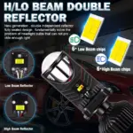 H4 LED Projector Lens Headlight 90W 22000LM Canbus 6000K for Toyota, Ford, Honda 4 81864 a609c9