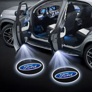 LED Car Door Logo Projector Lights For Ford Mustang, Ranger & Fusion