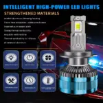 6000K LED Headlight Bulb for Toyota, Ford, Honda 5 82017 1eaf03