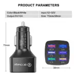 6-Port USB Car Charger with Quick Charge 3.0 9 82115 15d7c3