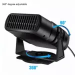 12V/24V Electric Car Heater & Air Cooler Fan - Defroster & Demister for Windshield 7 82188 907bca