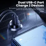 45W Fast Car Charger USB C Adapter 6 82243 5db870