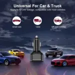 65W 3-Port PD Car Charger Fast Charging Mobile Phone Adapter 7 82313 b7587c
