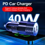68W Dual USB Type C Car Charger 4 82324 3ca0f8
