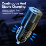 68W Dual USB Type C Car Charger 5 82324 8c6141