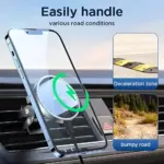 15W Magnetic Wireless Car Charger & Phone Holder for iPhone 16-11 Series 7 82453 171764