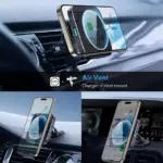 MagSafe Car Mount Charger - Magnetic Wireless Charging for iPhone 16/15/14/13/12 8 82463 ed1eff