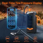Wired/Wireless Air Pump Car Tire Inflator with LCD Display and USB Charging 4 82472 ac5b24