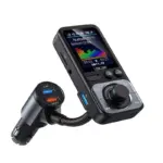 FM Transmitter Bluetooth 5.0 Car Charger with Dual USB Ports & Hands-Free Call 3 82481-f9cebb.webp