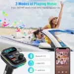 FM Transmitter Wireless Bluetooth 5.0 Car Kit 4 82503 886e40