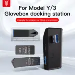 Tesla Glove Box Docking Station with 4-Port Quick Charger & USB Hub 5 82682 2fe770