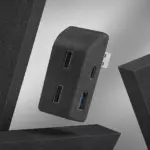Tesla Glove Box Docking Station with 4-Port Quick Charger & USB Hub 4 82682 add18f