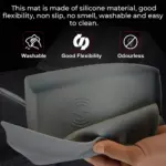 Wireless Charging Pad for Tesla Model 3 Highland - Non-Slip Silicone Mat 8 82871 d82761