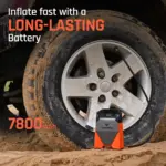 High-Performance Portable Tire Inflator – 160 PSI Fast Air Pump for Cars & Bikes for Tesla 5 82985 285cb1