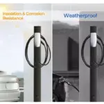 Tesla EV Charger Pedestal – Outdoor Wall Connector Holder for Model 3/Y/S/X 5 83013 7fd7c1