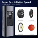 Portable Digital Tire Inflator for Tesla 5 83022 a416ed