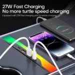Tesla Model 3 Y Docking Station 27W PD Type C Hub Quick Charger with RGB Ambient LED Light 5 83261 6a58fa