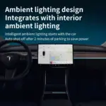 27W 2-Port Wireless Charger & USB Hub Docking Station for Tesla Model 3 & Y 5 83694 76071e