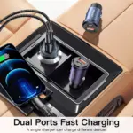 30W/45W USB Car Charger - Quick Charge 4.0, PD 3.0, Fast Charging for iPhone, Samsung, Huawei 7 83820 09a2e5