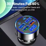 6-in-1 USB C Car Phone Charger Adapter with Dual PD Super Fast Charging 5 83848 e9fba6