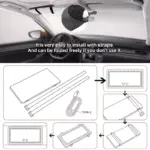 Rechargeable Car Vanity Mirror with LED Lights and 3 Lighting Modes 5 83964 3e6df8